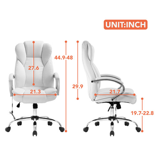 Inbox Zero Office Executive Chair & Reviews Wayfair